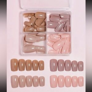 4 sets of press on nails (96 count)